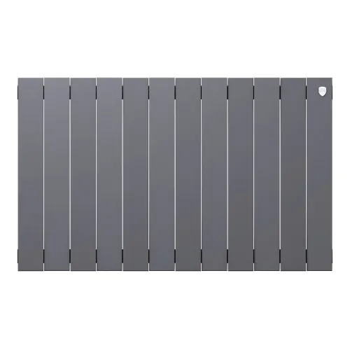 Радиатор отопления биметаллический Royal Thermo PianoForte 500 Серебристый - 12 секц., RTPS3050012