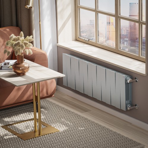 Радиатор отопления Royal Thermo PianoForte 300 /Silver Satin - 14 секц., RTPSS30014