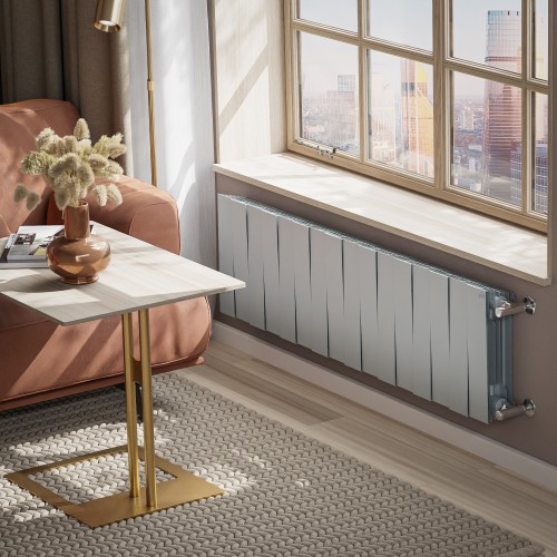 Радиатор отопления Royal Thermo PianoForte 300 /Silver Satin - 16 секц., RTPSS30016
