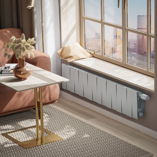 Радиатор отопления Royal Thermo PianoForte 200 /Silver Satin - 16 секц. VDR, RTPSSVDR20016