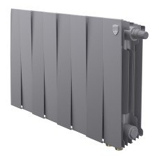 Радиатор отопления биметаллический Royal Thermo PianoForte 300 Серебристый VR80 - 8 секц., RTPSVR803030008
