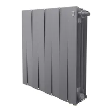 Радиатор отопления биметаллический Royal Thermo PianoForte 500 Серебристый VR80 - 8 секц., RTPSVR803050008