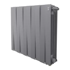Радиатор отопления биметаллический Royal Thermo PianoForte 500 Серебристый VR80 - 10 секц., RTPSVR803050010