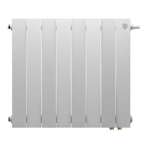 Радиатор отопления биметаллический Royal Thermo PianoForte 500 Белый VR80 - 8 секц., RTPWVR803050008