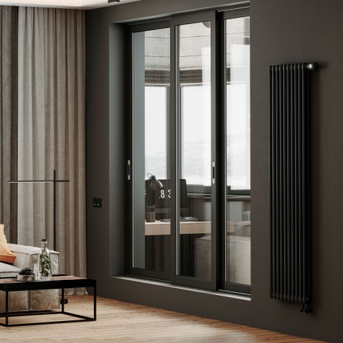 Дизайн-радиатор Royal Thermo Insignia VC2180 - 10 секц. RAL9005m, In-VC2180.10.9005m