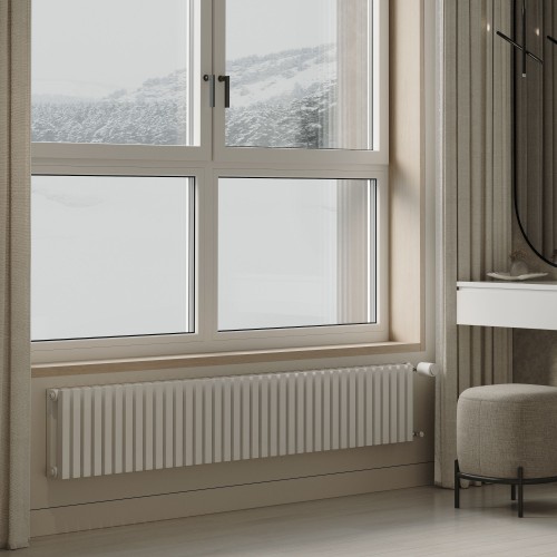 Дизайн-радиатор Royal Thermo Shift Q30 VC2030 - 14 секц. RAL9016, Q30-VC2030.14.9016