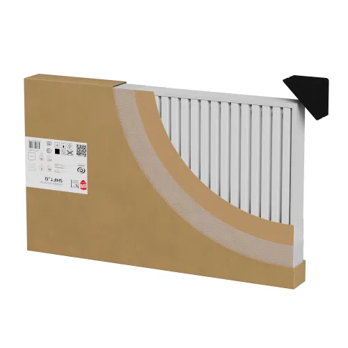 Дизайн-радиатор Royal Thermo Shift Q30 VC2050 - 24 секц. RAL9016, Q30-VC2050.24.9016