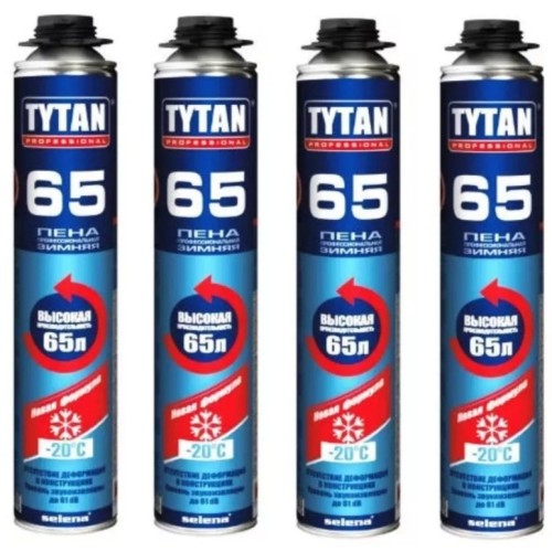 Монтажная пена Tytan 65 UNI 750 мл зимняя