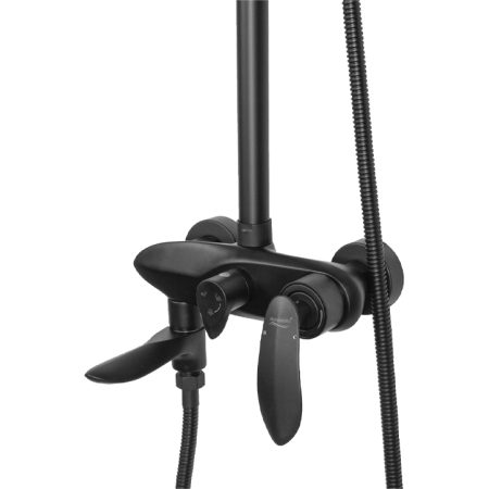 Душевая система Grocenberg GB7001 Черный матовый