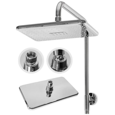 Душевая система с термостатом Grocenberg GB7005 Хром