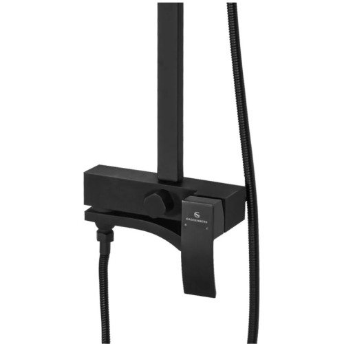 Душевая система Grocenberg GB7007-1 Черный матовый