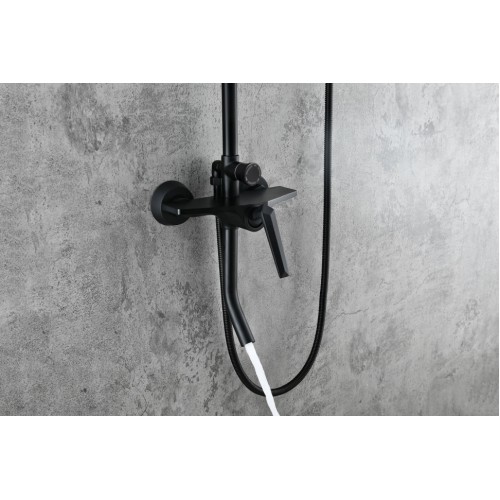 Душевая система Grocenberg GB7025BL Чёрный матовый