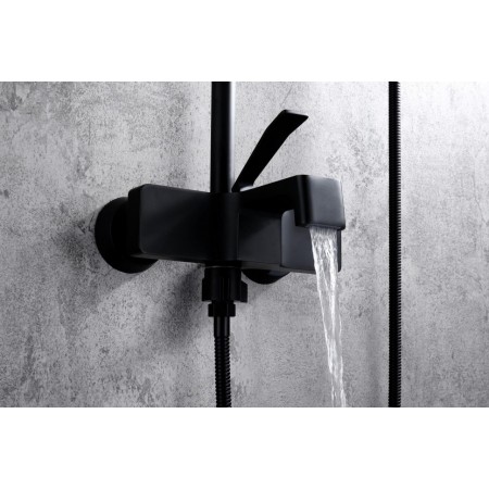 Душевая система Grocenberg GB7090BL Чёрный матовый Душевая система Grocenberg GB7090BL Чёрный матовый