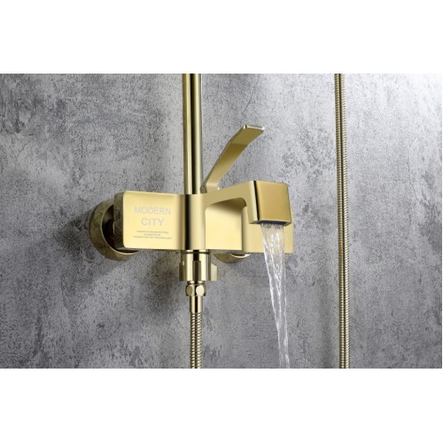 Душевая система Grocenberg GB7090MG Матовое золото