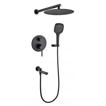 Душевая система Grocenberg GB5001 Черный матовый