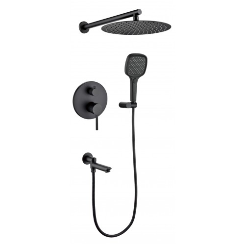 Душевая система Grocenberg GB5001 Черный матовый