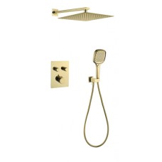 Душевая система скрытого монтажа Grocenberg GB5040GO с Термостатом Vernet (Франция)