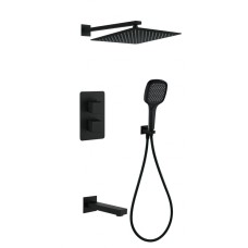 Душевая система скрытого монтажа Grocenberg GB5050BL с Термостатом Vernet (Франция)