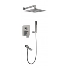 Душевая система скрытого монтажа Grocenberg GB5089BG-1 Графит