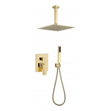 Душевая система скрытого монтажа Grocenberg GB5089GO-4 Золото