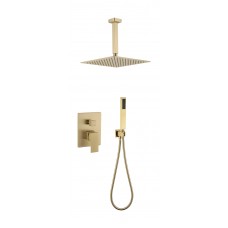 Душевая система скрытого монтажа Grocenberg GB5089MG-4 Матовое золото