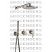 Душевой комплект Grocenberg GB5090NK Никель Душевой комплект Grocenberg GB5090NK Никель