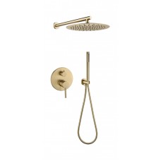 Душевая система скрытого монтажа Grocenberg GB5099MG-3 Матовое золото