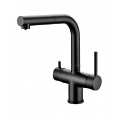 Смеситель для кухни под фильтр с выдвижным изливом GROCENBERG GB4097BL (Kerox Венгрия)