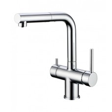 Смеситель для кухни под фильтр с выдвижным изливом GROCENBERG GB4097CR (Kerox Венгрия)