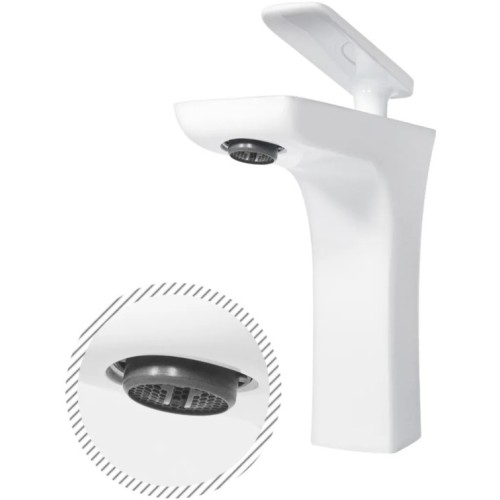 Cмеситель для раковины Grocenberg GB1001N Белый хром