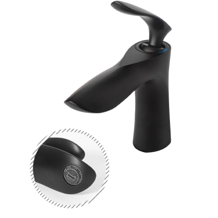 Cмеситель для раковины Grocenberg GB2001 Черный матовый