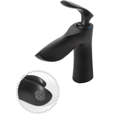 Cмеситель для раковины Grocenberg GB2001 Черный матовый