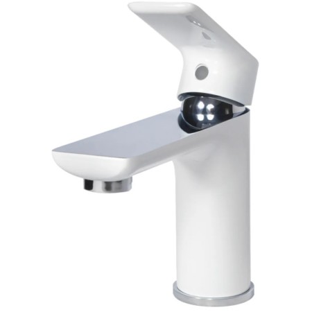 Cмеситель для раковины Grocenberg GB2009 Белый хром