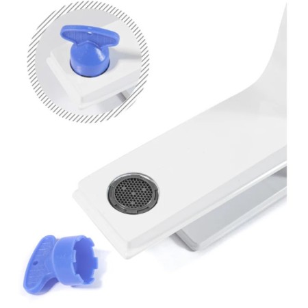 Cмеситель для раковины Grocenberg GB2088 Белый хром