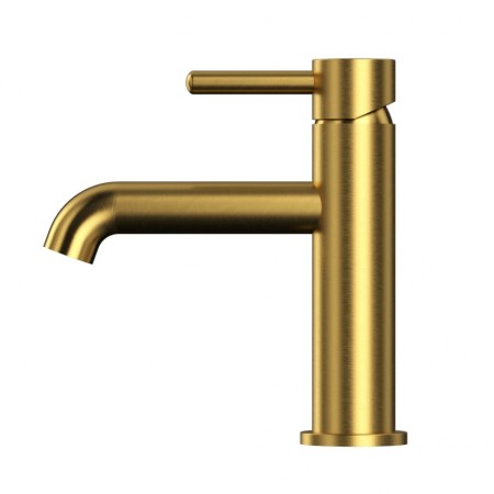 Смеситель для раковины стандартный Grocenberg GB2099GL золотой брашированный Смеситель для раковины стандартный Grocenberg GB2099GL золотой брашированный