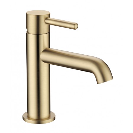 Смеситель для раковины стандартный Grocenberg GB2099GL золотой брашированный Смеситель для раковины стандартный Grocenberg GB2099GL золотой брашированный