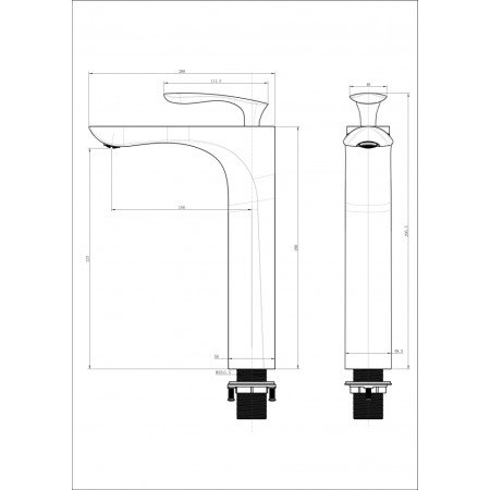 Cмеситель для раковины Grocenberg GB3001 Золото