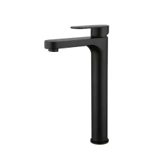 Смеситель для раковины Высокий Grocenberg GB3011 Черный матовый