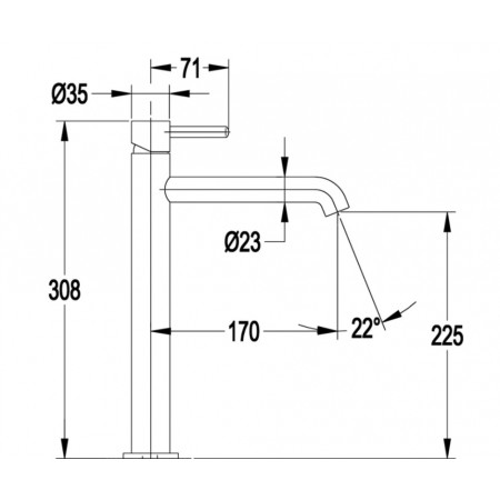 Смеситель для раковины Высокий Grocenberg GB3029GO Золото Смеситель для раковины Высокий Grocenberg GB3029GO Золото