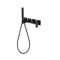 Смеситель для ванны скрытого монтажа Grocenberg GB5060BL с Картриджем Kerox (Венгрия)