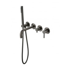 Смеситель для ванны с ручным душем Grocenberg GB5070BG Графит