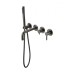 Смеситель для ванны с ручным душем Grocenberg GB5070BG Графит Смеситель для ванны с ручным душем Grocenberg GB5070BG Графит