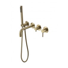 Смеситель для ванны с ручным душем Grocenberg GB5070MG Матовое золото