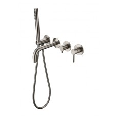 Смеситель для ванны с ручным душем Grocenberg GB5070NK Никель