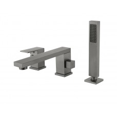 Смеситель на борт ванны Groсenberg GB6008 Графит