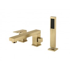 Смеситель на борт ванны Groсenberg GB6008 Матовое золото