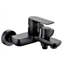 Смеситель для ванны с ручным душем Grocenberg GB8009 Черный матовый