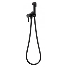 Смеситель встраиваемый с гигиеническим душем Grocenberg GB001 Черный матовый