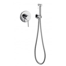 Смеситель встраиваемый с гигиеническим душем Grocenberg GB1003 Хром