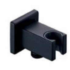 Соединение для душа с держателем Grocenberg GB101 Черный матовый